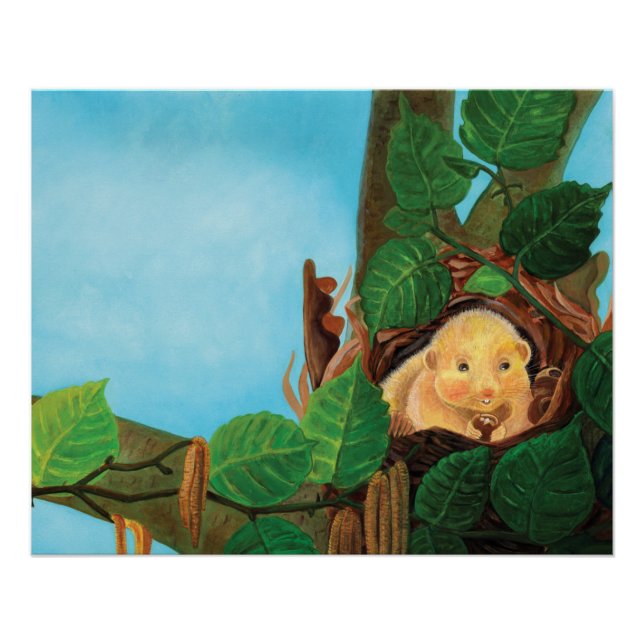 Haselnuss-Dormaus Poster (Vorderseite)