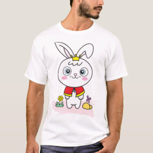 Hasen aus niedlichem Cartoon T-Shirt