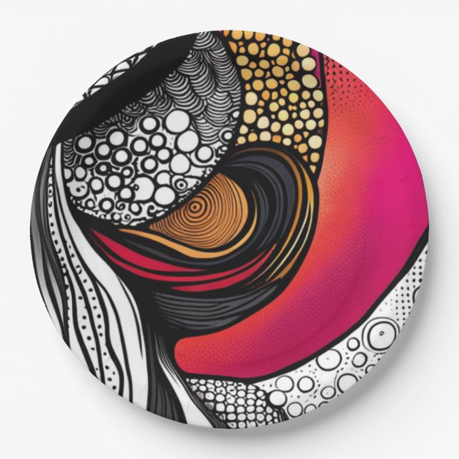 Hasen aus pappteller (Vorderseite)