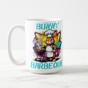Hasen-Barbecue Kaffeetasse