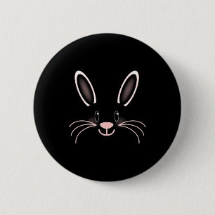 Hasen-Gesicht Baby T-Shirt Button