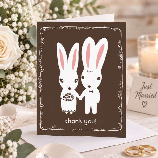 Hasen Hochzeit Danke (Von Creator hochgeladen)