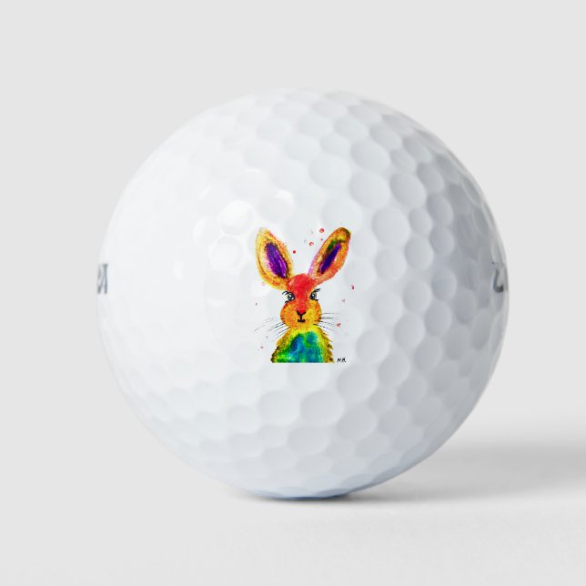 Hasen-Kaninchen Golfball (Vorderseite)
