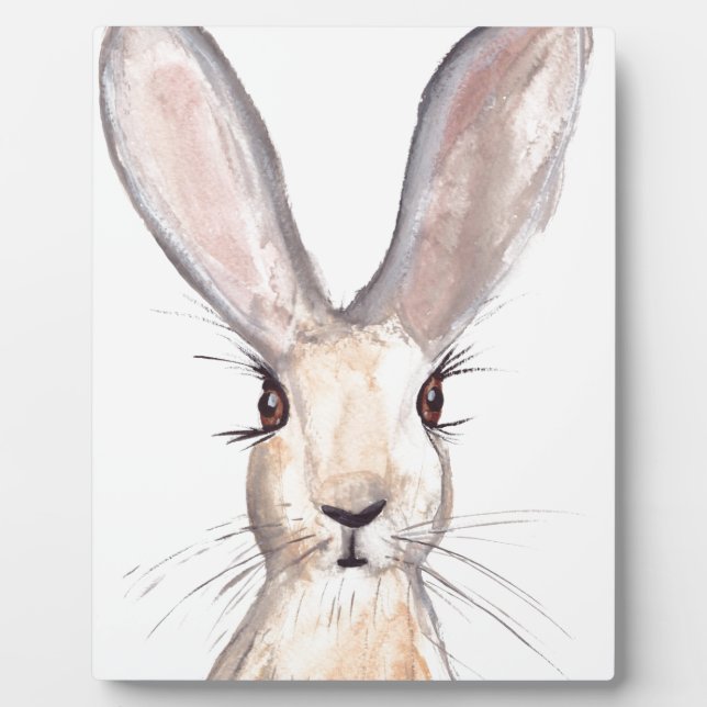 Hasen-Kaninchen-süße Tier Fotoplatte (Vorderseite)