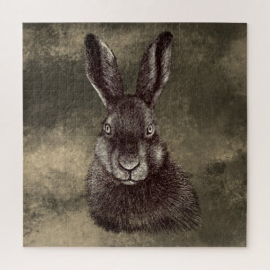 Hasen, Kaninchen, zeichnend
