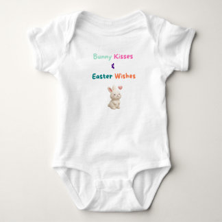 Hasen Küsschen & Ostergrüße Baby Strampler