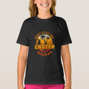 Hasen-Küsschen und Ostergrüße, Frohe Ostern T-Shirt