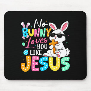 Hasen lieben wie Jesus für Kinder Junge Mädchen Fr Mousepad