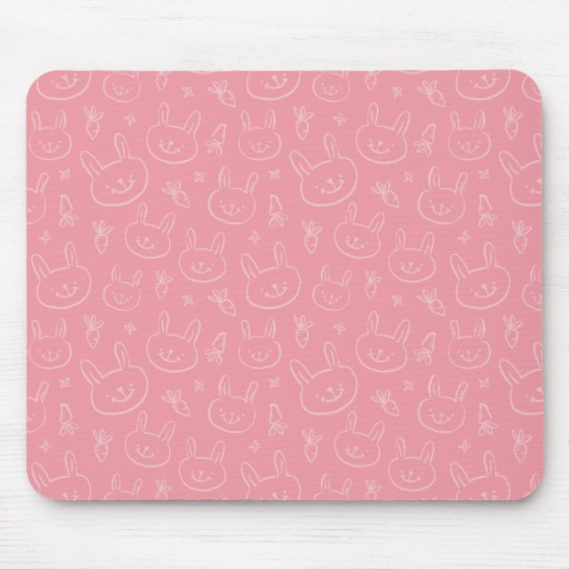 Hasen-Mauspad Mousepad (Vorne)