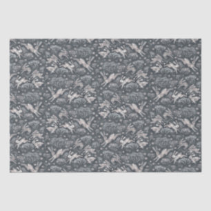 Hasen Schnee Feld Weiße Kaninchen Winter Muster Gr Seidenpapier