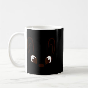 Hasenjungen-Gesicht Kaninchen Halloween-Kostüm Ost Kaffeetasse