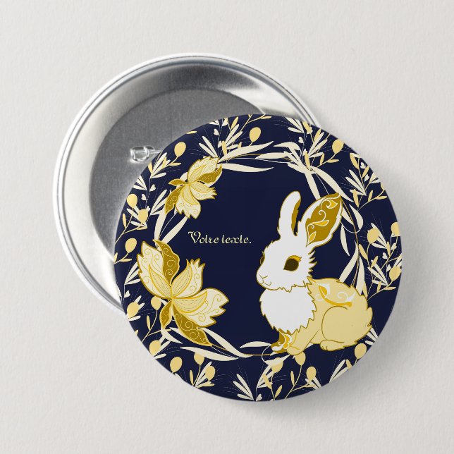 Hasenkoko Button (Vorne & Hinten)