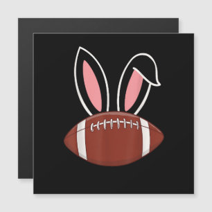 Hasenohren American Football Magnetkarte