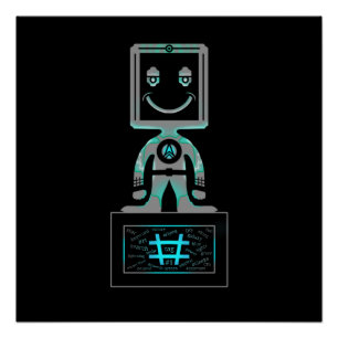 Hash Tag Super hero Poster