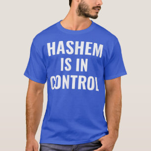 Hashem ist in Kontrolle, wir vertrauen hebräischen T-Shirt