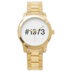 Hashtag 1972 53 Jahre Geburtstag Armbanduhr