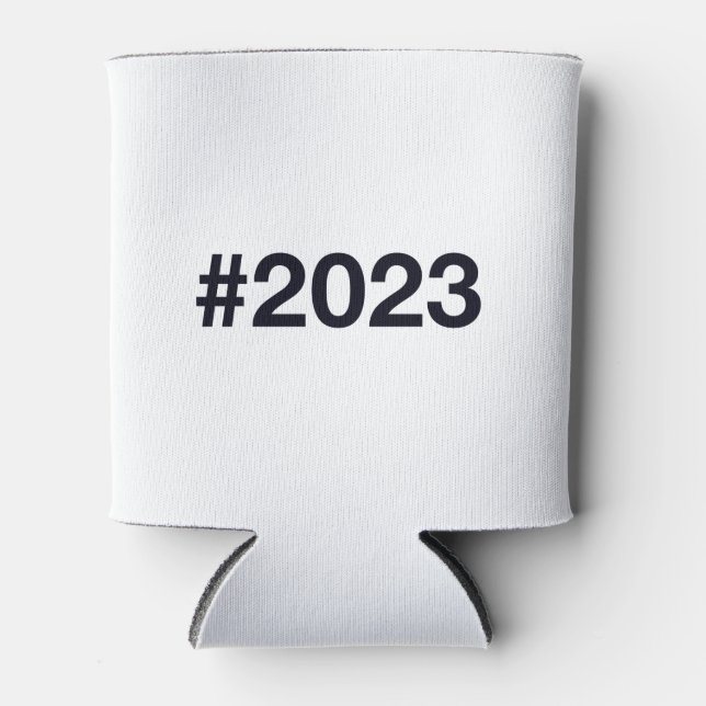 Hashtag 2023 dosenkühler (Vorderseite)