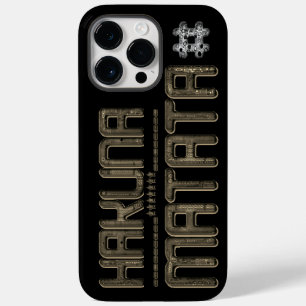 Hashtag 3D Hakuna Matata Schöner Phantastischer Te Case-Mate iPhone 14 Pro Max Hülle