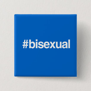 HASHTAG BISEXUELL BUTTON