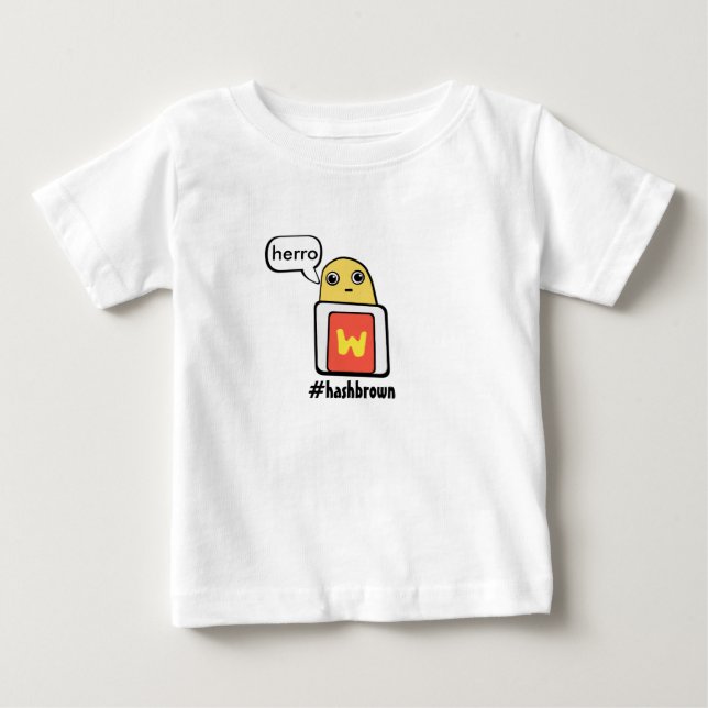 Hashtag Bratkartoffel Baby T-shirt (Vorderseite)