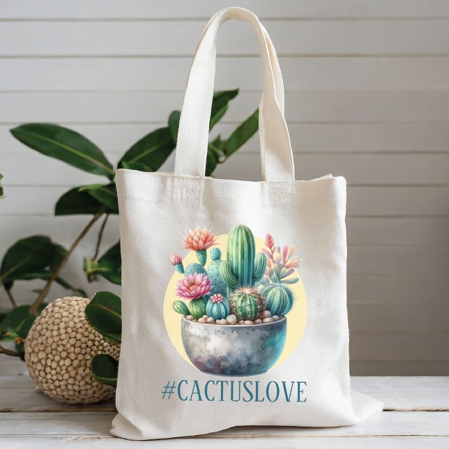 Hashtag Cactuslove Tragetasche (Von Creator hochgeladen)