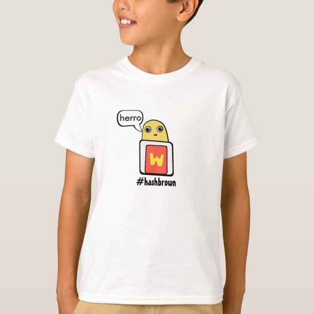 Hashtag Hashbrown T-Shirt (Vorderseite)