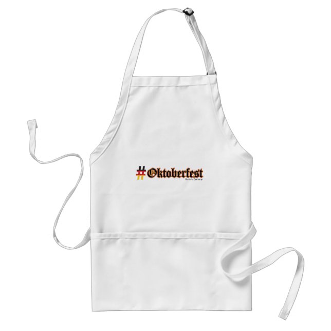 Hashtag Oktoberfest Schürze (Vorne)