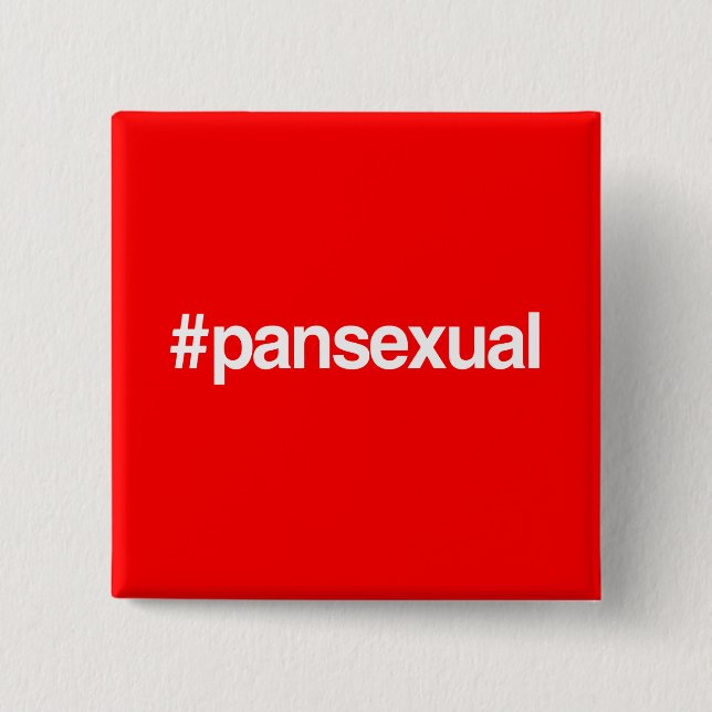 HASHTAG PANSEXUAL BUTTON (Vorderseite)