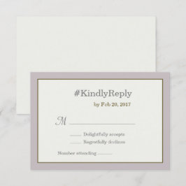 Hashtag personalisierte rot Rosa Goldhochzeit rsvp Einladung