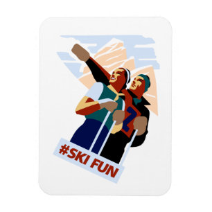 Hashtag Skifun Magnet