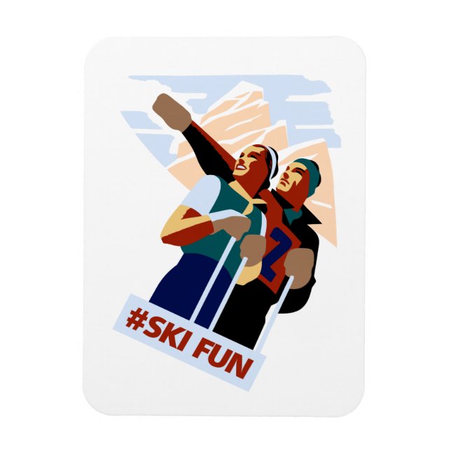 Hashtag Skifun Magnet (Vertikal)