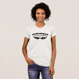 Hashtag #swimmer T-Shirts für schwimmende