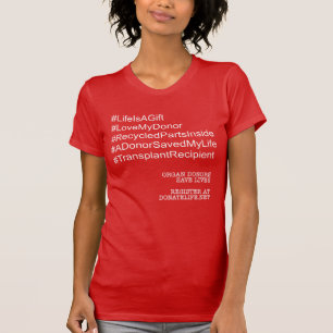 Hashtag Transplantatempfänger T - Shirt