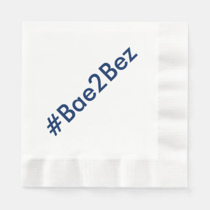 Hashtag Wedding Engagement Party Dinner Napkins Serviette