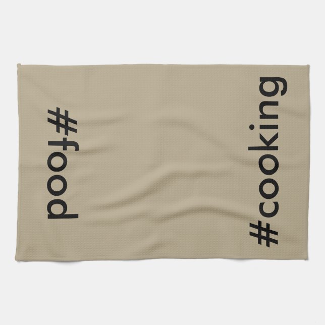 Hashtags Internet-Spaß-Sozialmedien CricketDiane Handtuch (Horizontal)