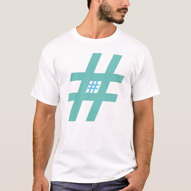 Hashtags Men's Basic-T - Shirt (Vorderseite)