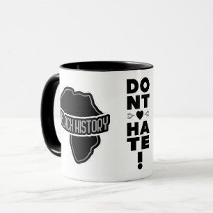 Hass die Geschichte von BLACK nicht auf WEISS Tasse
