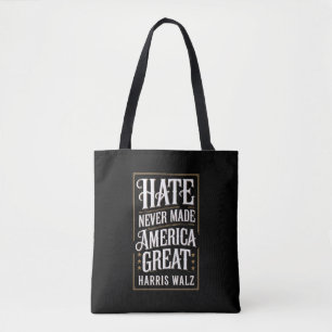 Hass hat Amerika nie Great Kamala Harris Walz gema Tasche