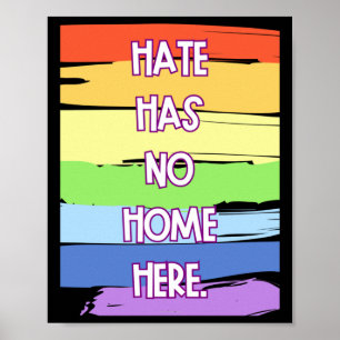 Hass hat hier keine Zuhause Poster