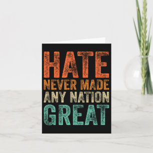 Hass hat nie eine Nation großartig lustig gemacht Karte