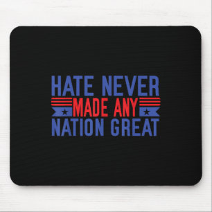 Hass hat nie eine Nation großartig, sonnig gegen s Mousepad