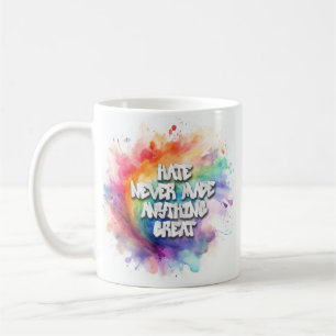 Hass hat nie etwas Großes Tasse gemacht