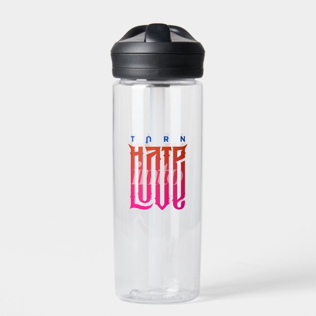 Hass in Liebe | 20oz Trinkflasche (Vorderseite)