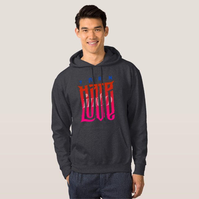 Hass in Liebe | Men Hoodie (Vorne ganz)