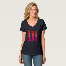 Hass in Liebe | Women V-Neck T-Shirt