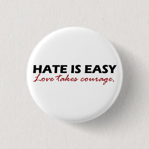 Hass ist einfach [Knopf]. Button