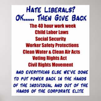 Hass Liberale? Poster