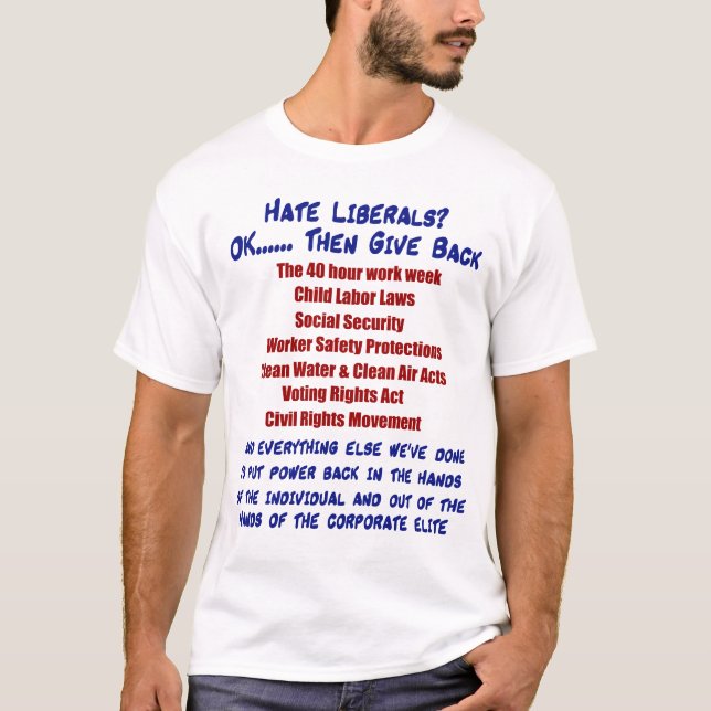 Hass-Liberale? T-Shirt (Vorderseite)
