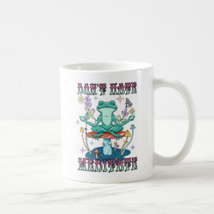 Hass nicht, meditiere kaffeetasse