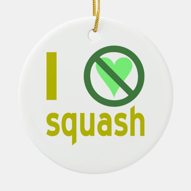 Hass Squash Keramik Ornament (Vorne)